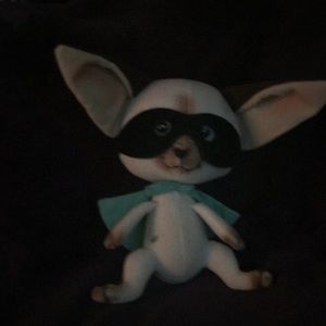 Cute Skippy John Jones stuffed animal cute cape